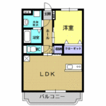 (内観/間取り1)加治木町諏訪町、48,000円の賃貸