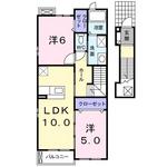 (内観/間取り1)姶良市西餅田、51,000円の賃貸