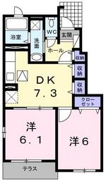 (内観/間取り1)、46,000円の賃貸
