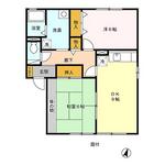 (内観/間取り1)姶良市西餅田、47,000円の賃貸