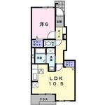 (内観/間取り1)姶良市西餅田、44,000円の賃貸