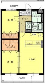 (内観/間取り1)姶良市加治木町木田、58,000円の賃貸