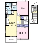 (内観/間取り1)姶良市永池町、48,000円の賃貸