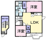 (内観/間取り1)姶良市宮島町、47,000円の賃貸