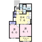 (内観/間取り1)姶良市加治木町反土、47,000円の賃貸