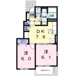 (内観/間取り1)姶良市西姶良1丁目、45,000円の賃貸