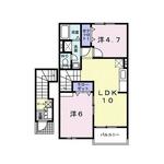 (内観/間取り1)、46,500円の賃貸