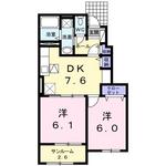 (内観/間取り1)姶良市加治木町反土、47,000円の賃貸