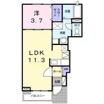 (内観/間取り1)姶良市加治木町諏訪町、41,000円の賃貸