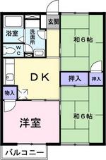 (内観/間取り1)姶良市東餅田、49,000円の賃貸