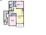 (内観/間取り1)加治木町木田、48,000円の賃貸