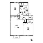 (内観/間取り1)姶良市西餅田、54,000円の賃貸